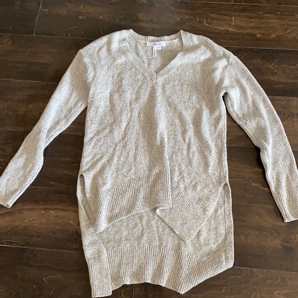 BCBGeneration Hi Lo Gray Sweater
